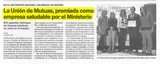 <div class=lightGallery-captions><p>Artículo del Periódico Mediterraneo sobre la concesión del distintivo  Empresa Saludable otorgado por el Ministerio de Empleo en Mayo de 2018.</p><p></p><h4>Material cedido por 267 - UNION DE MUTUAS</h4><span>2018</span></div>